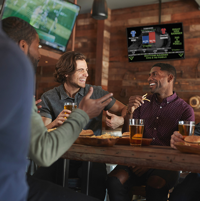 BettorView sports-betting media display